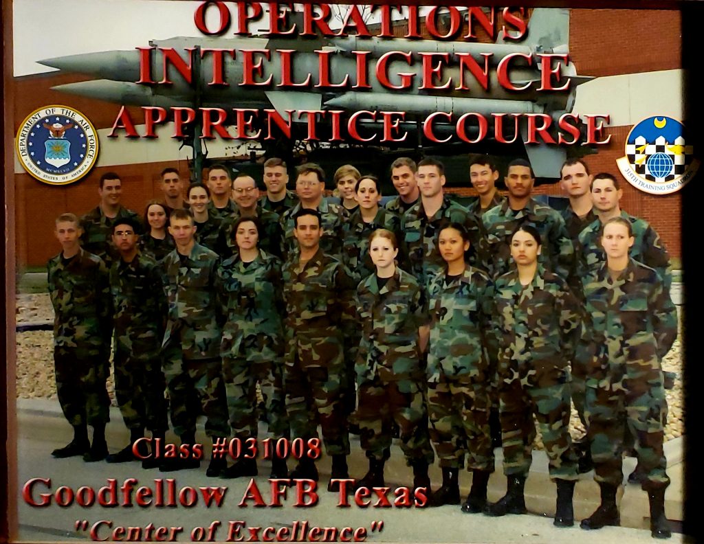 U.S. Army Veteran Francisco Rivera at his graduation from Intelligence School (Francisco Rivera).