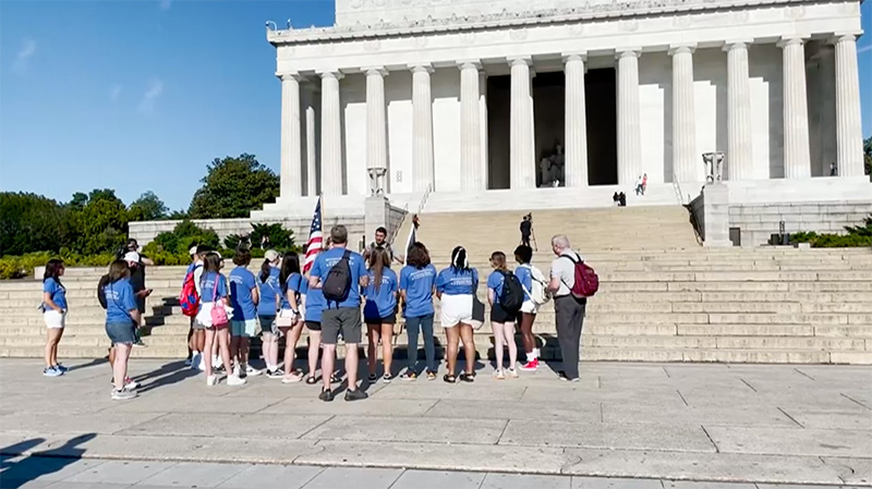 Gold Star Columbus State University student ‘ruck walks’ the National Mall