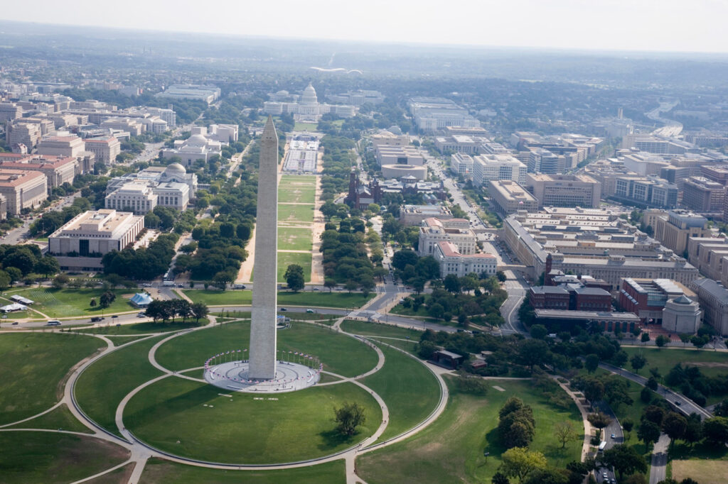 Aerial Image of National Mall